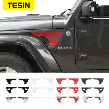TESIN Car Exterior Sticker PVC Leaf Fender Sticker Cover For Jeep Wrangler JL JT Gladiator 2018-2020 Car Accessories
TESIN Car Exterior Sticker PVC Leaf Fender Sticker Cover For Jeep Wrangler JL JT Gladiator 2018-2020 Car Accessories