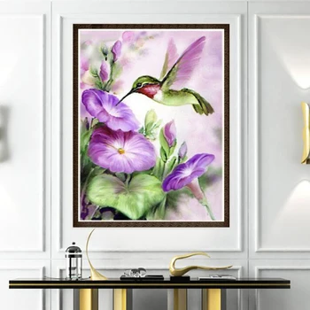 5d Diy Diamond Pictures Of Rhinestones Full Diamond Painting Purple Flowers Diamond Embroidery Hummingbird Stickers
5d Diy Diamond Pictures Of Rhinestones Full Diamond Painting Purple Flowers Diamond Embroidery Hummingbird Stickers