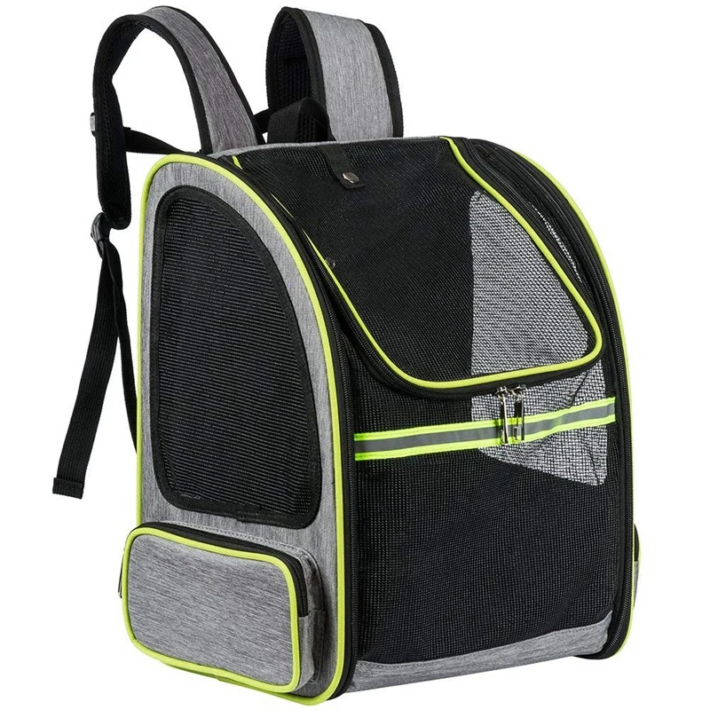 Pet Carrier Backpack For Small Dogs Or Cats Breathable Mesh Puppy Pack For Travel, Hiking, Walking, Cycling & Outdoor Use
Pet Carrier Backpack For Small Dogs Or Cats Breathable Mesh Puppy Pack For Travel, Hiking, Walking, Cycling & Outdoor Use