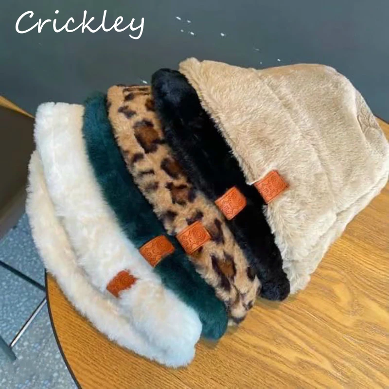 Fashion Winter Plush Fur Girls Hats Warm Soft Bucket Hat Leopard Print Kids Caps Toddler Children Fisherman Hat for 2-4 Years 
Fashion Winter Plush Fur Girls Hats Warm Soft Bucket Hat Leopard Print Kids Caps Toddler Children Fisherman Hat for 2-4 Years