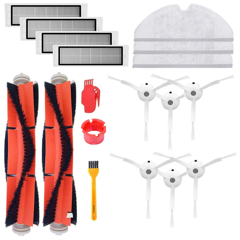 Original Robot Vacuum Part Pack Of HEPA Filter Main Brush Side Brush For Xiaomi Roborock E35 S50 S6 Roborock Vacuum Accessories
Original Robot Vacuum Part Pack Of HEPA Filter Main Brush Side Brush For Xiaomi Roborock E35 S50 S6 Roborock Vacuum Accessories
