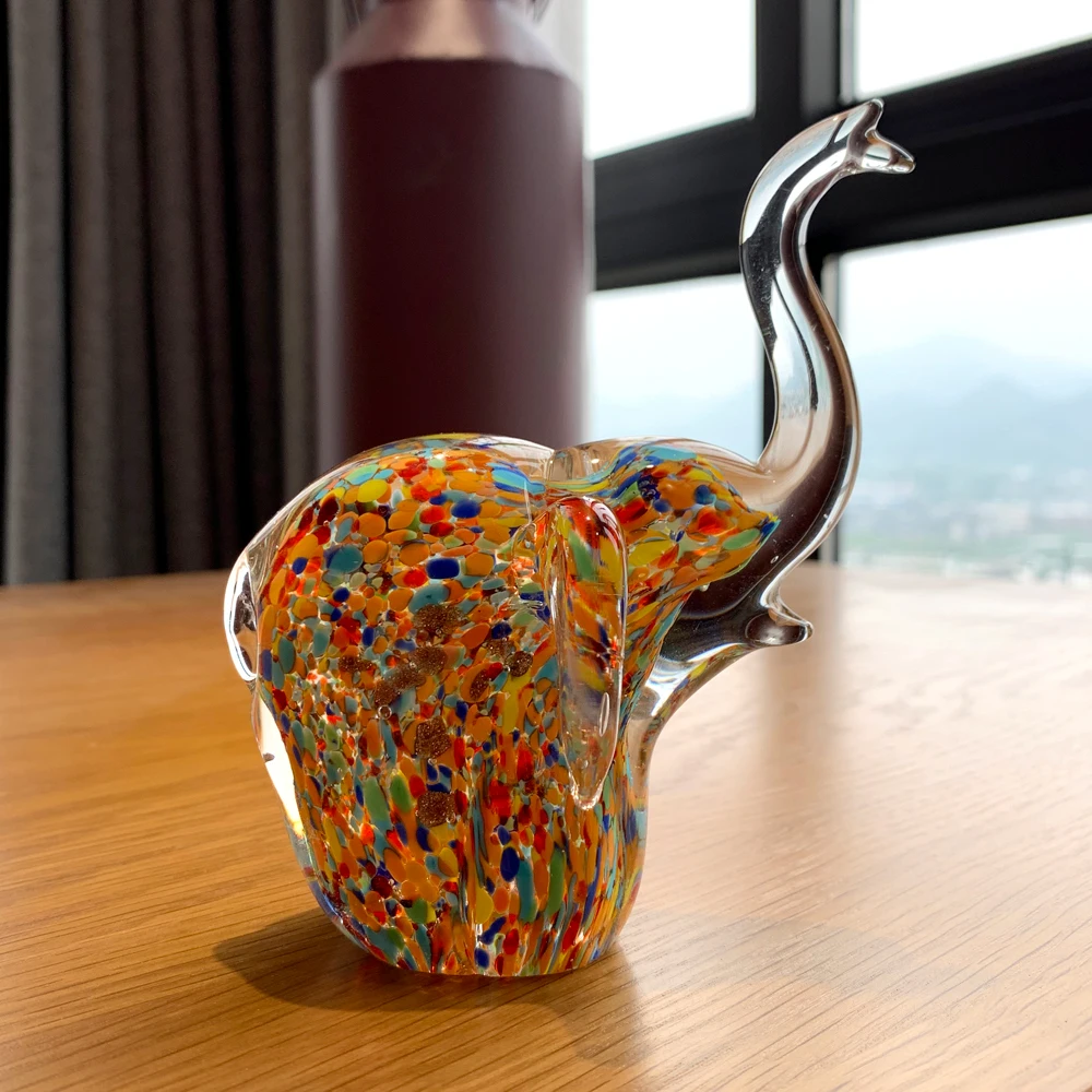 Crystal Glass Elephant Figurines Table Ornament Sculpture Wild Life Figurine Handmade Craft Hand Blown Glass Art Home Decor Gift
Crystal Glass Elephant Figurines Table Ornament Sculpture Wild Life Figurine Handmade Craft Hand Blown Glass Art Home Decor Gift