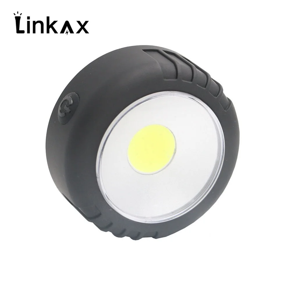 

Mini COB LED Work Light Flashlight Outdoor Camping Lamps Lantern Magnetic Hanging Lamps Torch for Outdoor Sport By 3xAAA
