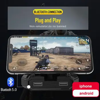 Mobile Bluetooth 5.0 Android PUBG Controller Mobile Controller Gaming Keyboard Mouse Converter For IOS iPad to PC
Mobile Bluetooth 5.0 Android PUBG Controller Mobile Controller Gaming Keyboard Mouse Converter For IOS iPad to PC