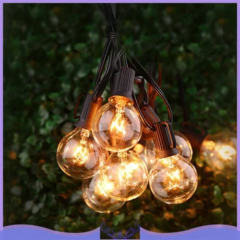 25Ft G40 Warm White Festoon Globe Bulbs Fairy Led String Light Outdoor Backyard Wedding Party Globe Fairy Garland
25Ft G40 Warm White Festoon Globe Bulbs Fairy Led String Light Outdoor Backyard Wedding Party Globe Fairy Garland
