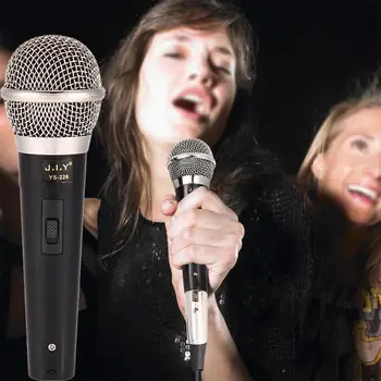 Professional Handheld Wired Dynamic Microphone Clear Voice for Karaoke Vocal Music Performance Wired Microphone for Online Teach
Professional Handheld Wired Dynamic Microphone Clear Voice for Karaoke Vocal Music Performance Wired Microphone for Online Teach