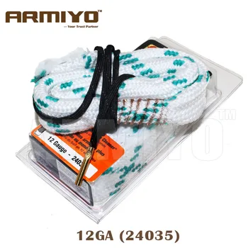 

Armiyo 12GA 12 Gauge 18.5mm Gun Bore Brush Rope Cleaner Shot Barrel Cleaning Snake Sling Kit 24035 Hunting Accessories