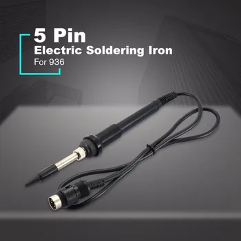 5 Pin Electric Soldering Iron Insulated Handle Welding Tool Solder Station Rework Repair Tools Heating Element For 936
5 Pin Electric Soldering Iron Insulated Handle Welding Tool Solder Station Rework Repair Tools Heating Element For 936