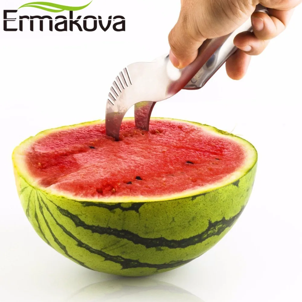 ERMAKOVA Watermelon Slicer Stainless Steel Corer Watermelon Server Cutter Fruit Slicer Melon Tong Knife
ERMAKOVA Watermelon Slicer Stainless Steel Corer Watermelon Server Cutter Fruit Slicer Melon Tong Knife