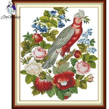 Joy Sunday,Parrots,cross stitch embroidery set,Cartoon cross stitch pattern,cross stitch needlework,Animal pattern cross stitch
Joy Sunday,Parrots,cross stitch embroidery set,Cartoon cross stitch pattern,cross stitch needlework,Animal pattern cross stitch