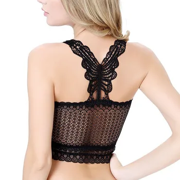 Ladies Sexy Solid Padded Camisoles Wireless Vests Tank Tops crop top Female Lace Hollow Underwear Lingerie топ
Ladies Sexy Solid Padded Camisoles Wireless Vests Tank Tops crop top Female Lace Hollow Underwear Lingerie топ