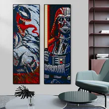 MOC Star Movie Figures Picture Mosaic Pixel Art Painting Building Blocks Room Decor Wall Poster Bricks Kids Toys for Boys Gifts
MOC Star Movie Figures Picture Mosaic Pixel Art Painting Building Blocks Room Decor Wall Poster Bricks Kids Toys for Boys Gifts