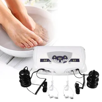 Blood Circulation Dual Detox Foot Spa/Ion Foot Detox Spa Bath/Ionic Cleanse Detox Foot Bath Massage Machine Relaxation 
Blood Circulation Dual Detox Foot Spa/Ion Foot Detox Spa Bath/Ionic Cleanse Detox Foot Bath Massage Machine Relaxation