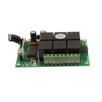 12V 6CH 315MHz Relay Wireless RF Remote Control Receiver PCB Board+Remote Controller
12V 6CH 315MHz Relay Wireless RF Remote Control Receiver PCB Board+Remote Controller