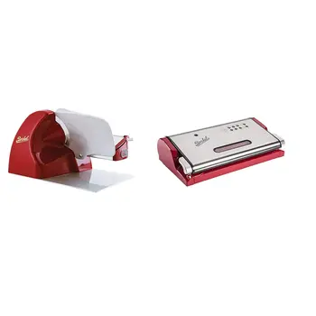 Berkel - Affettatrice Elettrica Home Line 250 + Berkel Vacuum, 130 W, 70 Decibel, polimero Tecnico, Rosso 
Berkel - Affettatrice Elettrica Home Line 250 + Berkel Vacuum, 130 W, 70 Decibel, polimero Tecnico, Rosso