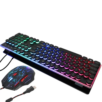 Internet Bar Backlight Gaming Keyboard Magic Eagle Mouse Set Steampunk Round Keycap PUBG Keyboard with 7 Buttons 5500DPI Mouse
Internet Bar Backlight Gaming Keyboard Magic Eagle Mouse Set Steampunk Round Keycap PUBG Keyboard with 7 Buttons 5500DPI Mouse
