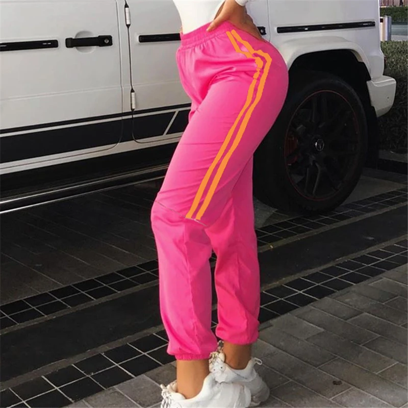 Weekeep Women Stripe Patchwork Elastic Waist Pants Streetwear High Waist Pencil Pants 2020 Fashion Trousers
Weekeep Women Stripe Patchwork Elastic Waist Pants Streetwear High Waist Pencil Pants 2020 Fashion Trousers