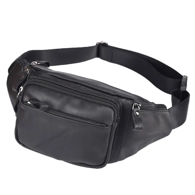 High Quality Genuine Leather Fanny Pack for Men Belt Waist Bag Fashion Real Leather Chest Bag Male Single Shoulder Bag Waist
High Quality Genuine Leather Fanny Pack for Men Belt Waist Bag Fashion Real Leather Chest Bag Male Single Shoulder Bag Waist