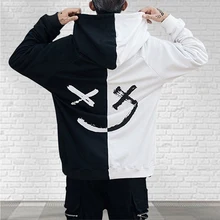 Men Hoodies Sweatshirts Happy Smiling Face Print Headwear Hoodie Women Patchwork Hoodies Hip Hop Streetwear Hooded Pullover 
Men Hoodies Sweatshirts Happy Smiling Face Print Headwear Hoodie Women Patchwork Hoodies Hip Hop Streetwear Hooded Pullover