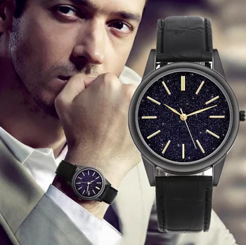 

Mens Watches Luxury Ultra-thin Analog Quartz Wrist Watch Business Watch reloj mujer bayan saat montre clock wristwatches