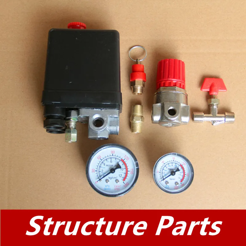 125 PSI Small Air Compressor Pressure Switch Control 15A 240V/AC Adjustable Air Regulator Valve Compressor Four Holes
125 PSI Small Air Compressor Pressure Switch Control 15A 240V/AC Adjustable Air Regulator Valve Compressor Four Holes