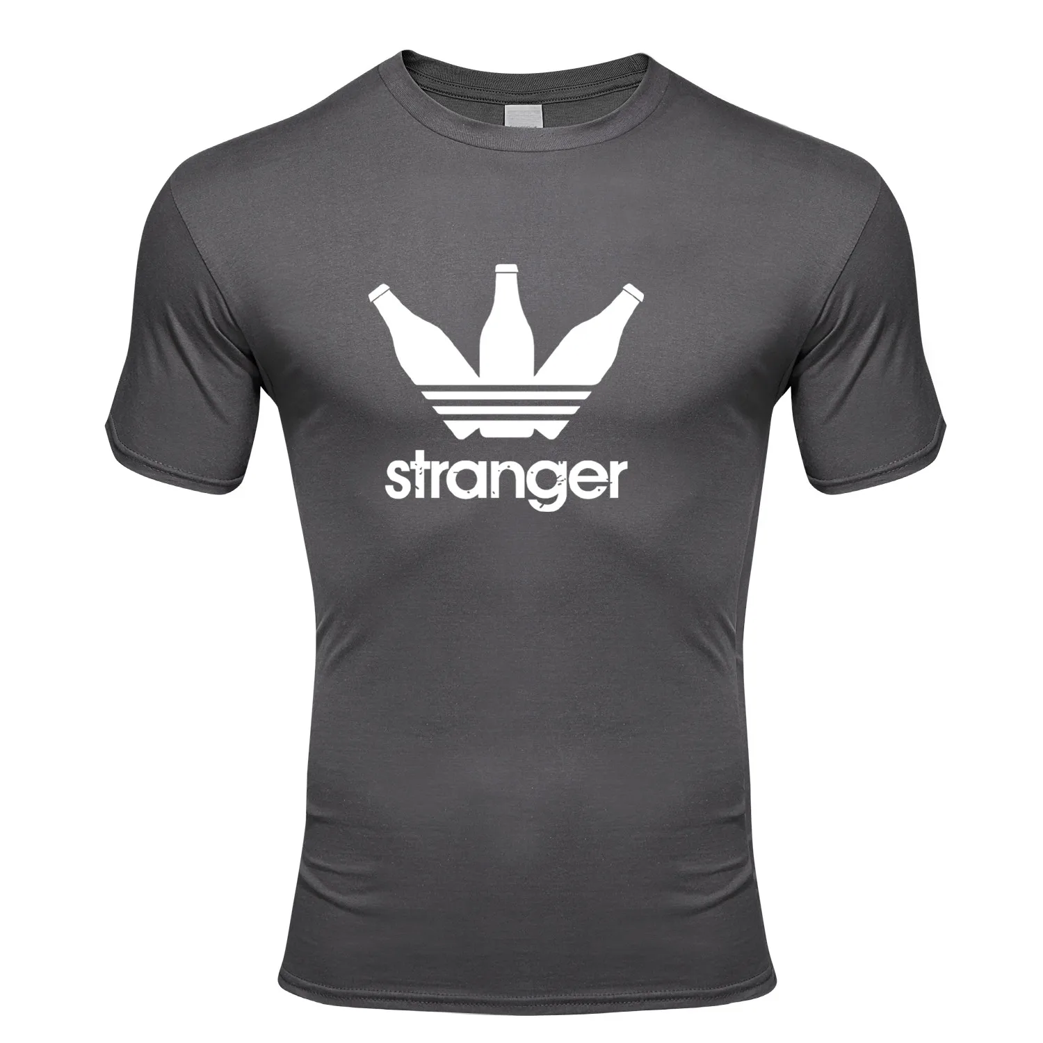 2020 New Summer Men's Fashion T-Shirt Printed TheBottle T-Shirt O-Neck Short-Sleeved and Style T-Shirt 95% Cotton Sport