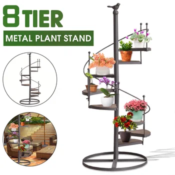 Iron 8 Tier Plant Stand Succulent Shelf Rack Balcony Simple Indoor Garden Flower Pot Shelf Shoes Rack Book Shelf Home Decor 
Iron 8 Tier Plant Stand Succulent Shelf Rack Balcony Simple Indoor Garden Flower Pot Shelf Shoes Rack Book Shelf Home Decor