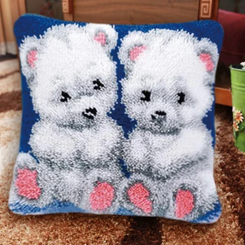 Bear Latch Hook Pillow Kits Knooppakket Klink Haak Kleed Bloemen Smyrna Mat Latch Hook Cross Stitch Pillows Foamiran For Flower
Bear Latch Hook Pillow Kits Knooppakket Klink Haak Kleed Bloemen Smyrna Mat Latch Hook Cross Stitch Pillows Foamiran For Flower