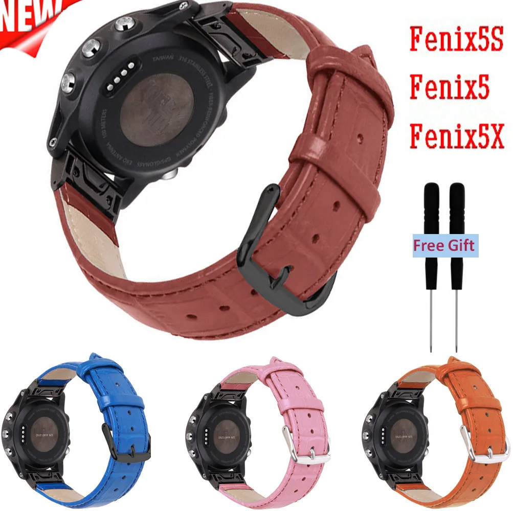 COMLYO Quick Fit Genuine Leather Wrist Band for Garmin Fenix Smart Wach Strap For Garmin Fenix 5X/Fenix 5/Fenix 5S Watchband
COMLYO Quick Fit Genuine Leather Wrist Band for Garmin Fenix Smart Wach Strap For Garmin Fenix 5X/Fenix 5/Fenix 5S Watchband