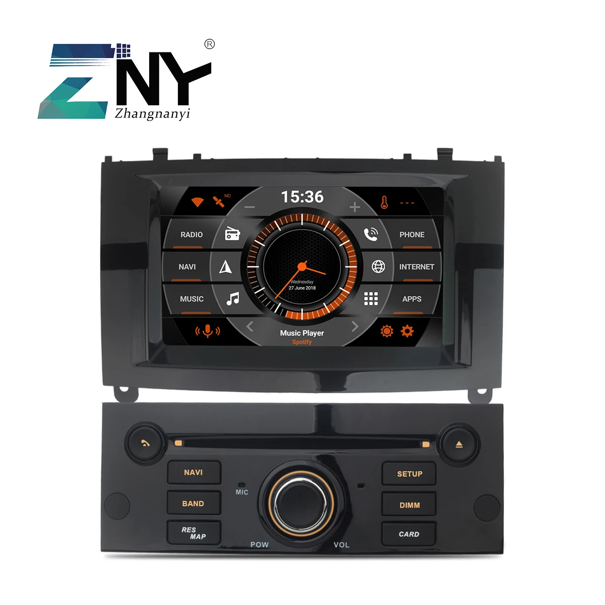 Автомобильный GPS стереоприемник для Peugeot 407 7 дюймов Android 10 1 Din навигация DVD wi fi
