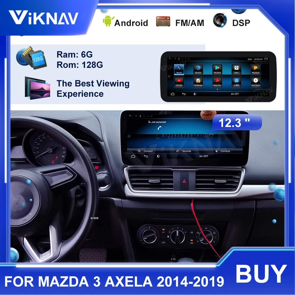 Android System 12.3 inch Car Radio For Mazda 3 Axela 2014-2019 Car Stereo Multimedia player GPS Navigation 2 din with Carplay
Android System 12.3 inch Car Radio For Mazda 3 Axela 2014-2019 Car Stereo Multimedia player GPS Navigation 2 din with Carplay