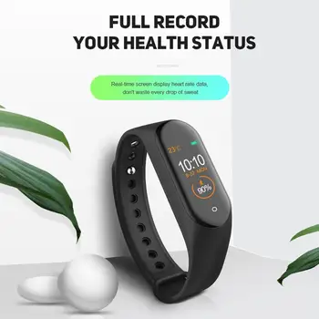 2019 Newest M4 Smart Bracelet Heart Rate Monitor Fitness Tracker Watch 90mAh Color Screen Bluetooth 4.0 Smart Band vs Mi Band 4
2019 Newest M4 Smart Bracelet Heart Rate Monitor Fitness Tracker Watch 90mAh Color Screen Bluetooth 4.0 Smart Band vs Mi Band 4