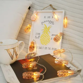 Rose Gold Pineapple-Shaped LED String Light Battery Powered Decorative Fairy Lamp For Home Garden Party Wedding Holiday Decor
Rose Gold Pineapple-Shaped LED String Light Battery Powered Decorative Fairy Lamp For Home Garden Party Wedding Holiday Decor