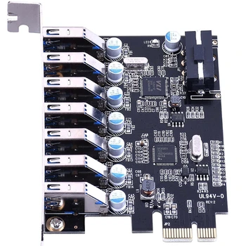7-Port Superspeed USB 3.0 PCI-E Express Expansion Card with 5V 4-Pin Power Connector for Desktops
7-Port Superspeed USB 3.0 PCI-E Express Expansion Card with 5V 4-Pin Power Connector for Desktops