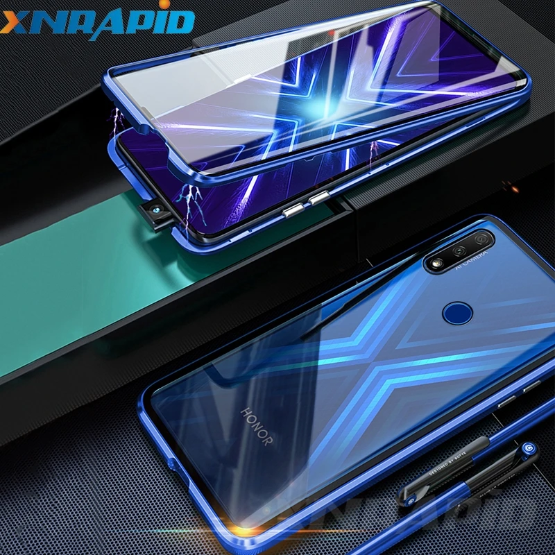 For Huawei Honor 9X Premium Case 360 Magnetic Double sided Tempered Glass Metal Frame Case For Honor9X Global Case Fundas Couqes
For Huawei Honor 9X Premium Case 360 Magnetic Double sided Tempered Glass Metal Frame Case For Honor9X Global Case Fundas Couqes