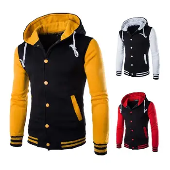 Casual Mens Jacket Coat Winter Color Block Slim Warm Button up mens Jackets and Coats Windproof hooded Coat Outwear Mens Jackets
Casual Mens Jacket Coat Winter Color Block Slim Warm Button up mens Jackets and Coats Windproof hooded Coat Outwear Mens Jackets