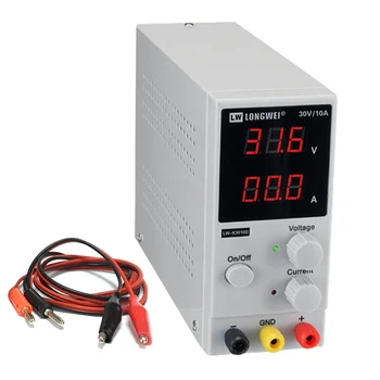 LW-K3010D 30V 10A Adjustable LED Display 4-bit Digital Test DC Switching Regulator Power Supply Laptop Repair Rework 110v-220v
LW-K3010D 30V 10A Adjustable LED Display 4-bit Digital Test DC Switching Regulator Power Supply Laptop Repair Rework 110v-220v