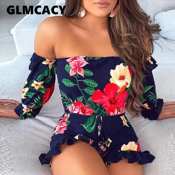 Women Off Shoulder Floral Print RomperPlaysuit Chic Boho Beach Chiffon Romper Short Playsuit
Women Off Shoulder Floral Print RomperPlaysuit Chic Boho Beach Chiffon Romper Short Playsuit