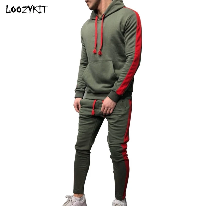 LOOZYKIT Spring Autumn Men Two Pieces Set Patchwork Male Sportswear Tracksuit Casual Hoodie Suits Drawstring chandal hombre
LOOZYKIT Spring Autumn Men Two Pieces Set Patchwork Male Sportswear Tracksuit Casual Hoodie Suits Drawstring chandal hombre