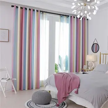 Simple European curtains for Living Room Stripe Blackout Curtains for Bedroom Chiffon Terylene for dining room Curtain Yarn
Simple European curtains for Living Room Stripe Blackout Curtains for Bedroom Chiffon Terylene for dining room Curtain Yarn