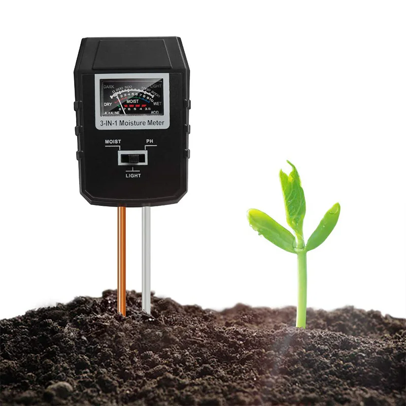 Soil PH Meter, 3-In-1 PH Moisture Light Meter Testing Kits , Water Soil Test Tool for Indoor Outdoor Plants , Upgraded Larger Se
Soil PH Meter, 3-In-1 PH Moisture Light Meter Testing Kits , Water Soil Test Tool for Indoor Outdoor Plants , Upgraded Larger Se