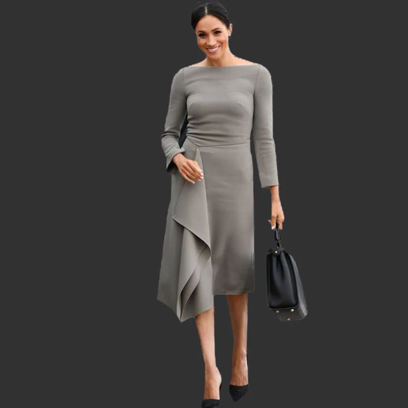Retro Midi Dresses Slim Fit for Parent-teacher Conference Elastic Fabric Suitable for Uniform Figure Mother of the bride dresses
Retro Midi Dresses Slim Fit for Parent-teacher Conference Elastic Fabric Suitable for Uniform Figure Mother of the bride dresses