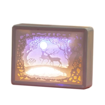 Novelty Night Light Cat Unicorn Paper-cut Atmosphere Lamp 3D Paper Carving Art Decoration Lamp USB Power for Living Room Bedroom
Novelty Night Light Cat Unicorn Paper-cut Atmosphere Lamp 3D Paper Carving Art Decoration Lamp USB Power for Living Room Bedroom