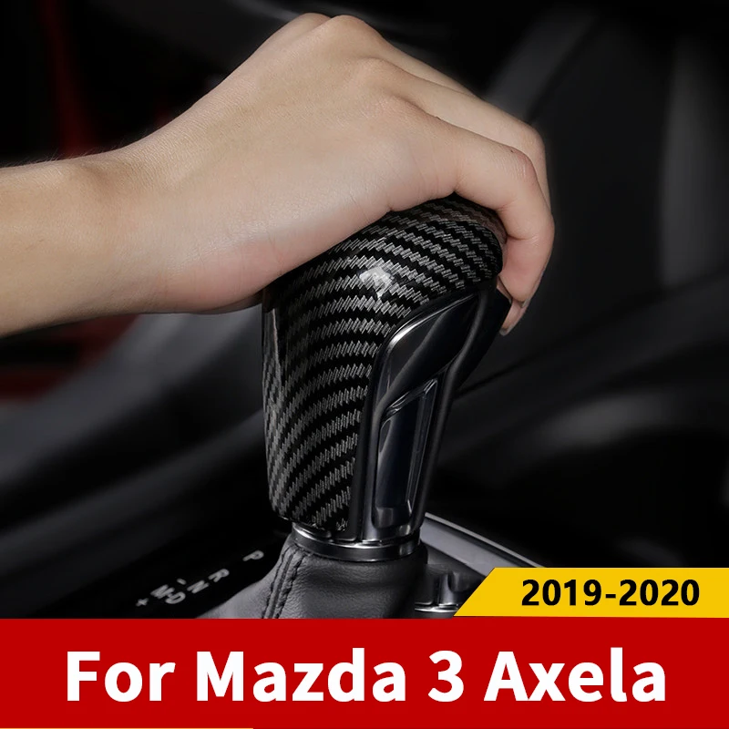 Carbon fiber Car Gear Shift Knob Gear Head Cover Case Trim For Mazda 3 Axela 2019 2020 Accessories
Carbon fiber Car Gear Shift Knob Gear Head Cover Case Trim For Mazda 3 Axela 2019 2020 Accessories