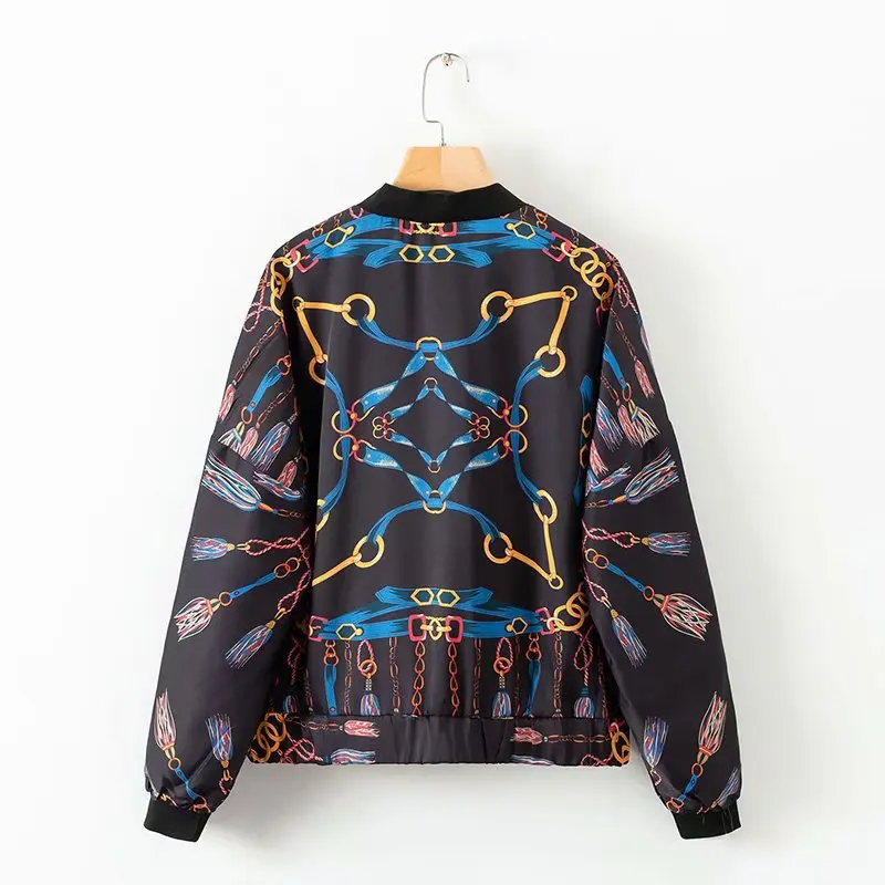 2018 Western Style Early Spring WOMEN'S Dress New Style Positioning Printed Pilots Jacket
2018 Western Style Early Spring WOMEN'S Dress New Style Positioning Printed Pilots Jacket