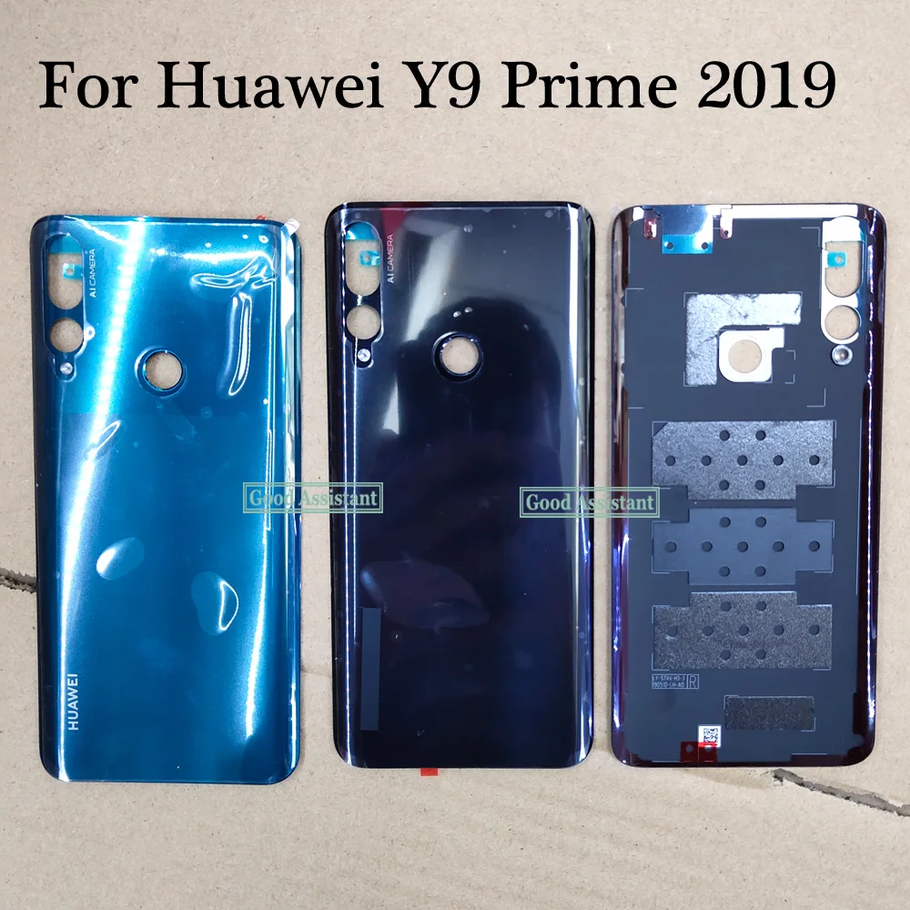 Черный/зеленый чехол для Huawei Y9 Prime 2019 6 дюйма задняя крышка аккумулятора батареи