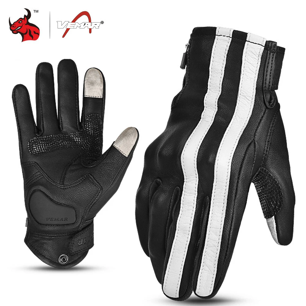 Summer Breathable Touch Screen Motorcycle Riding Leather Gloves Retro Men Women Anti drop Motorcycle Rider Full Fingers Gloves
Summer Breathable Touch Screen Motorcycle Riding Leather Gloves Retro Men Women Anti drop Motorcycle Rider Full Fingers Gloves