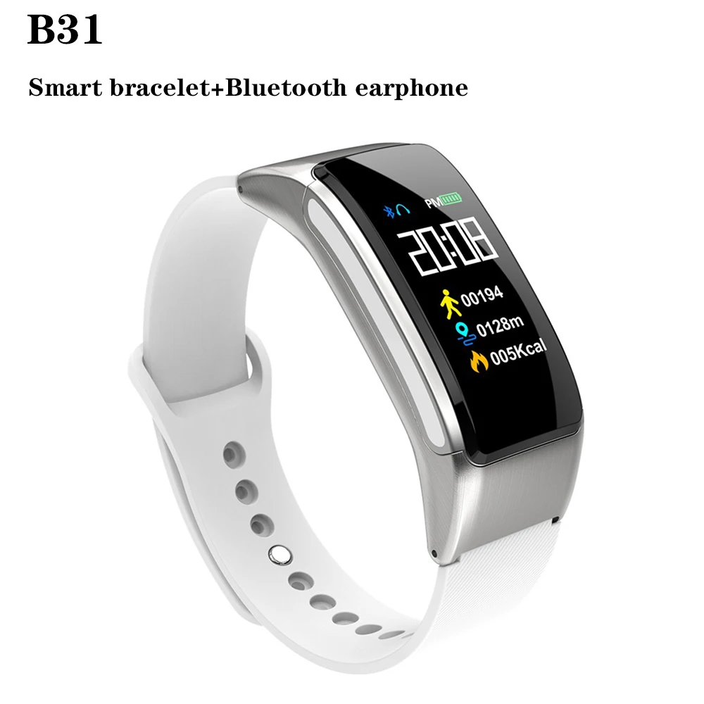 2019 new B31 smart Bracelet color screen heart rate blood pressure Bluetooth headset call Bracelet VS Y3 smart Bracelet band
2019 new B31 smart Bracelet color screen heart rate blood pressure Bluetooth headset call Bracelet VS Y3 smart Bracelet band