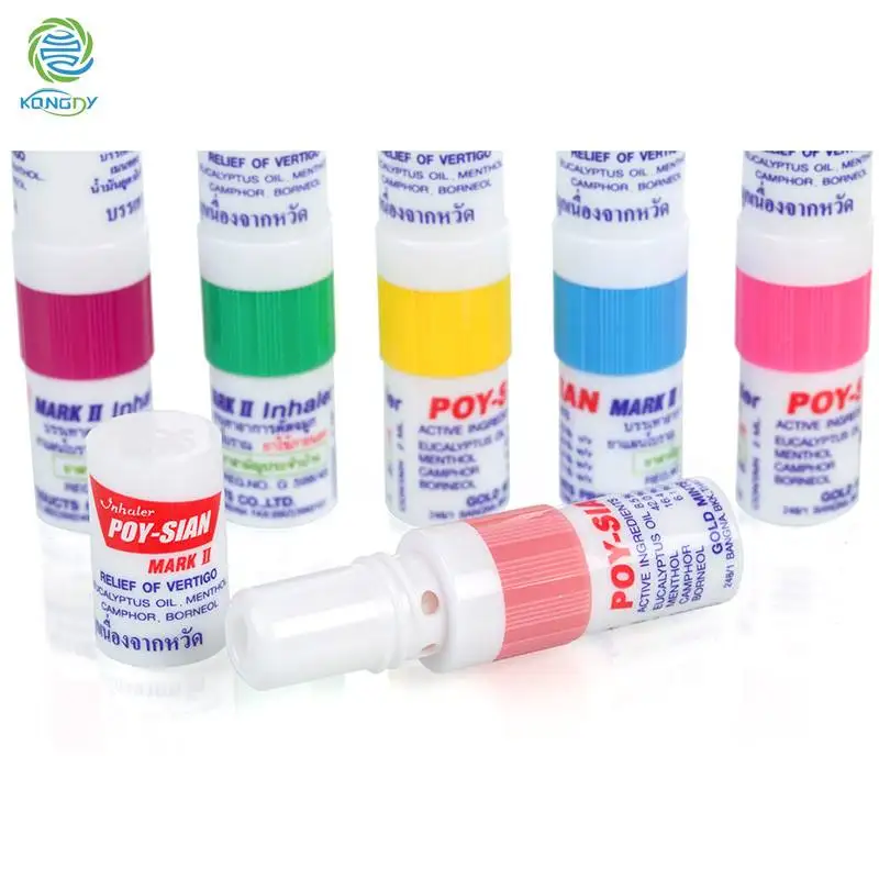 KONGDY 3 Pieces Aromatic Peppermint Inhaler Cure Stuff Nose Anti Motion Sickness Nasal inhaler Eucalyptus
KONGDY 3 Pieces Aromatic Peppermint Inhaler Cure Stuff Nose Anti Motion Sickness Nasal inhaler Eucalyptus