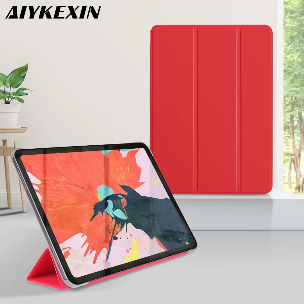 Чехол для iPad Pro12.9 чехол 2018 Ультратонкий Мягкий силиконовый из искусственной кожи